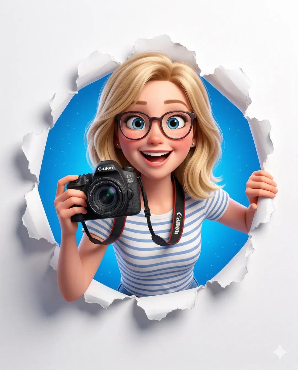 A cute stylized 3D cartoon character (boy/girl) with big expressive eyes, soft smooth skin, and  2